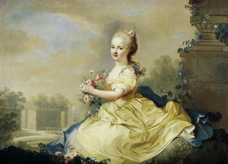 unknow artist Portrait of Maria Josepha Hermengilde china oil painting image